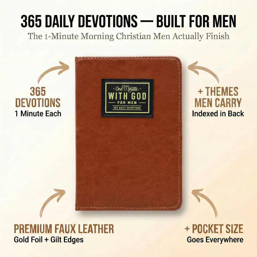 One Minute with God for Men: 365 Days Devotional Journal