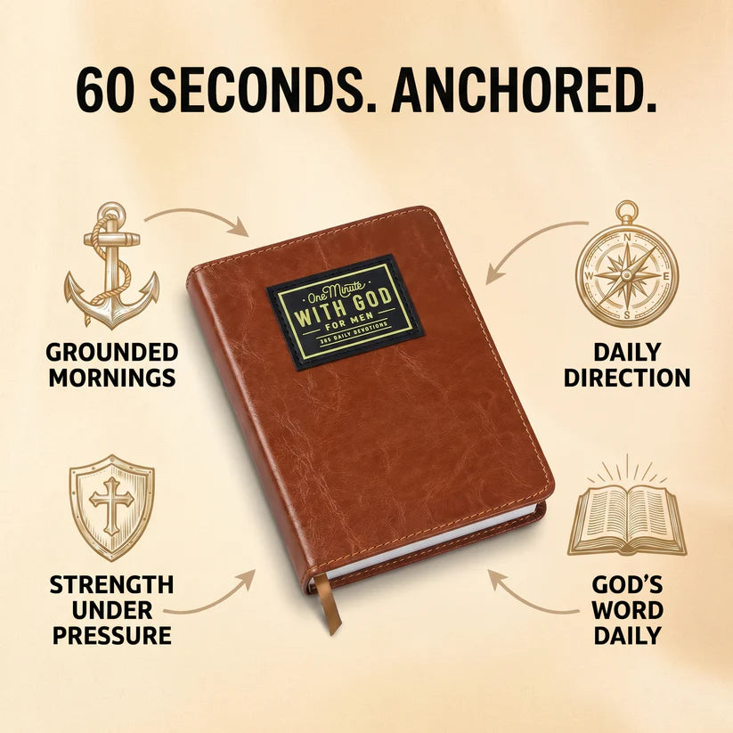 One Minute with God for Men: 365 Days Devotional Journal